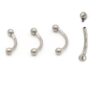 Piercing Barbell Curvo Titanio