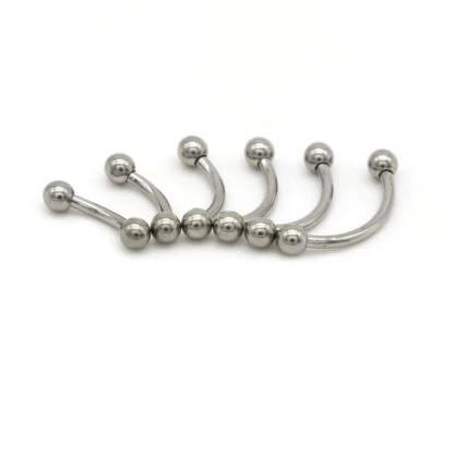 Piercing Barbell Curvo Titanio 2