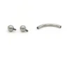 Piercing Barbell Curvo Titanio Rosca Interna