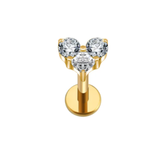 piercing coracao zirconias titanio dourado