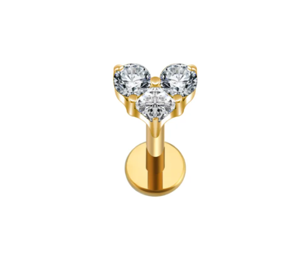 piercing coracao zirconias titanio dourado