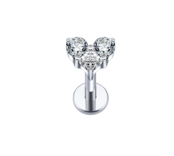 piercing coracao zirconias titanio