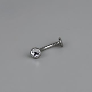 Piercing de Umbigo Float Navel em Titânio com Zircônia
