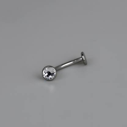Piercing de Umbigo Float Navel em Titânio com Zircônia
