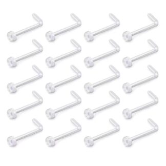 Piercing Bioflex Nostril para Nariz Próprio Para Ressonância e Exames