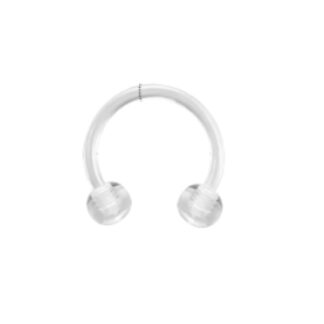 Piercing Bioflex Modelo Ferradura Próprio Para Ressonância e Exames