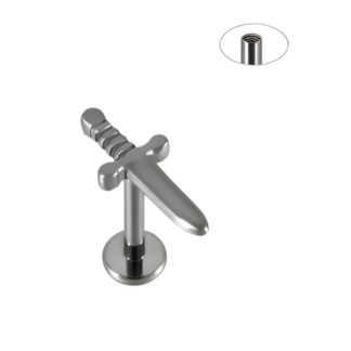 Piercing Adaga em Titânio