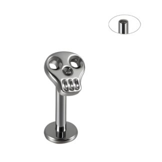 Piercing Caveirinha em Titânio