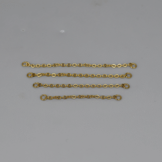 Corrente para Piercings de Aço 316L Dourado PVD